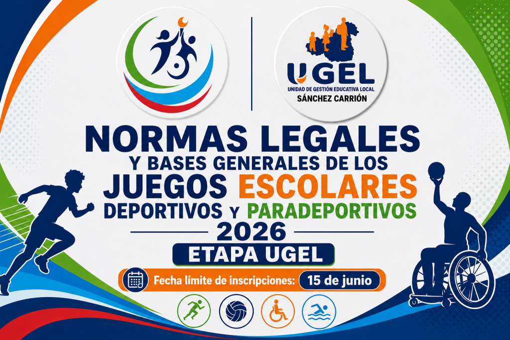 JUEGOS ESCOLARES DEPORTIVOS Y PARADEPORTIVOS 2026&hellip;