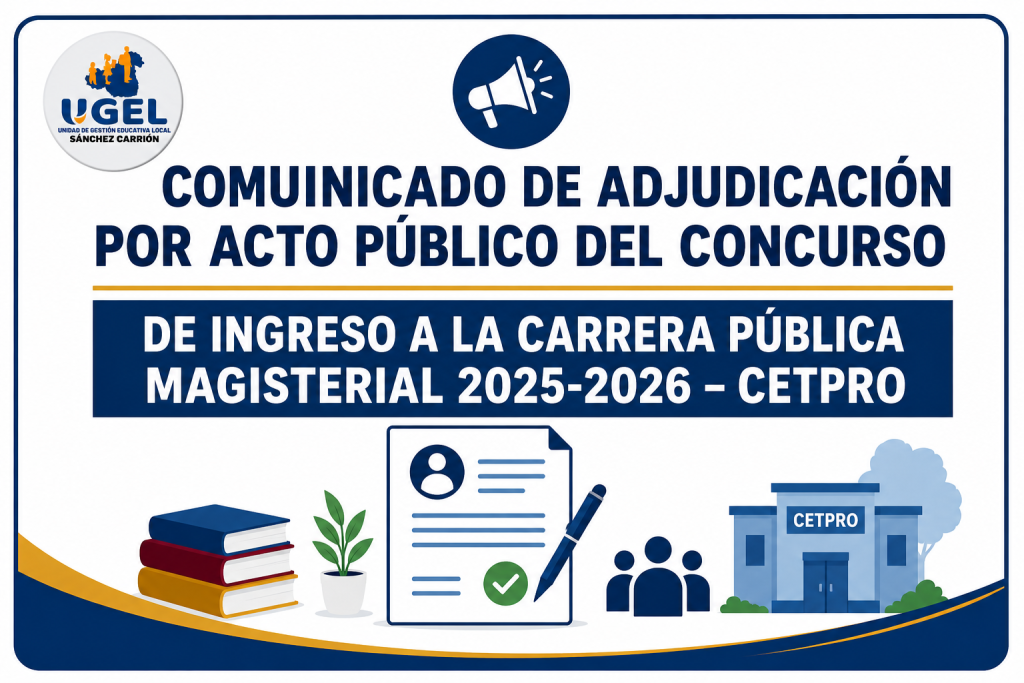 NOMBRAMIENTO DOCENTE CETPRO