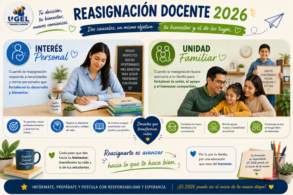 PROCESO DE REASIGNACIÓN DOCENTE 2026